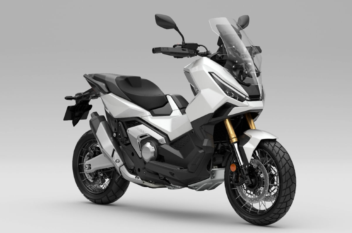 The X-ADV is an adventure-style maxi-scooter with a 745cc, twin-cylinder engine